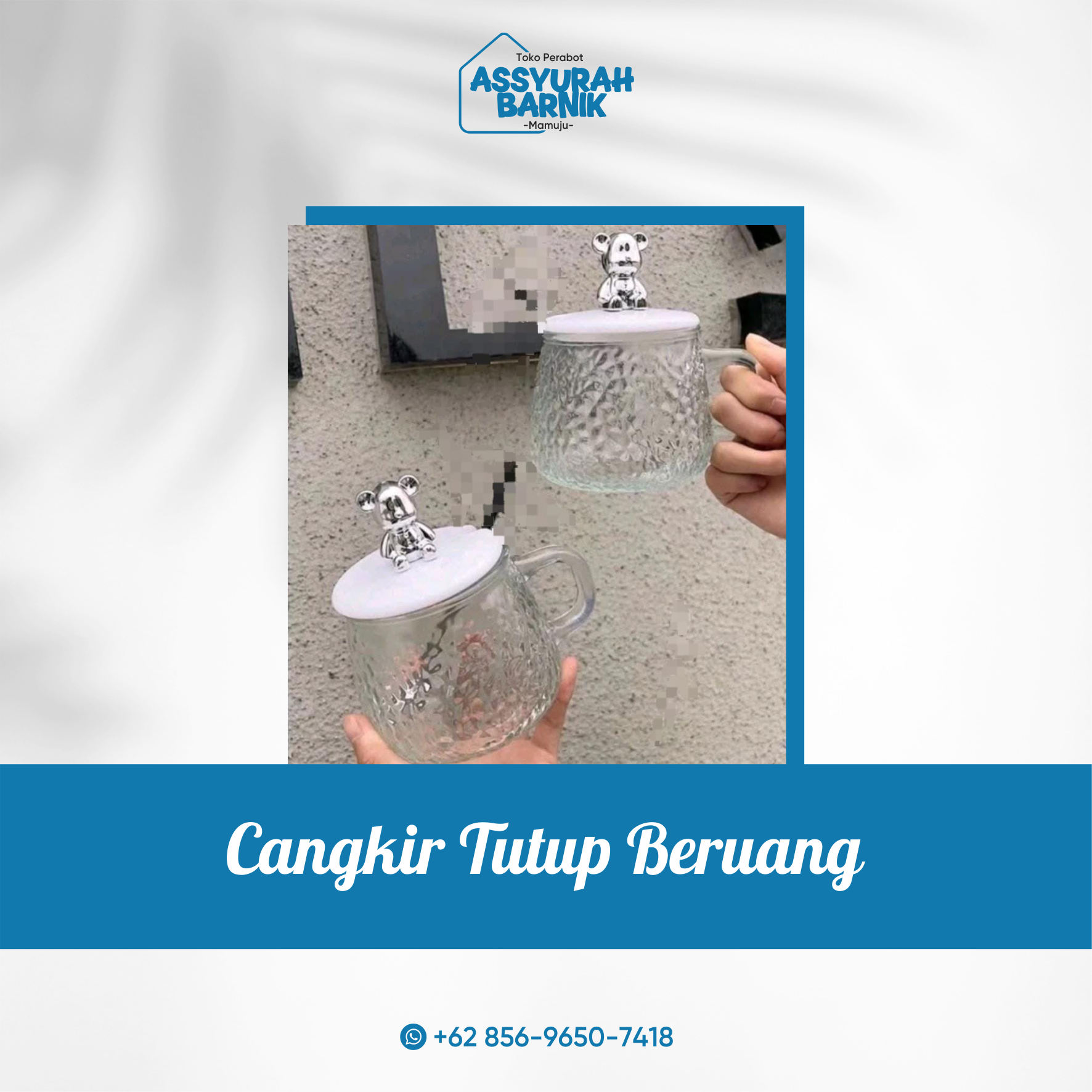 Cangkir Tutup Beruang